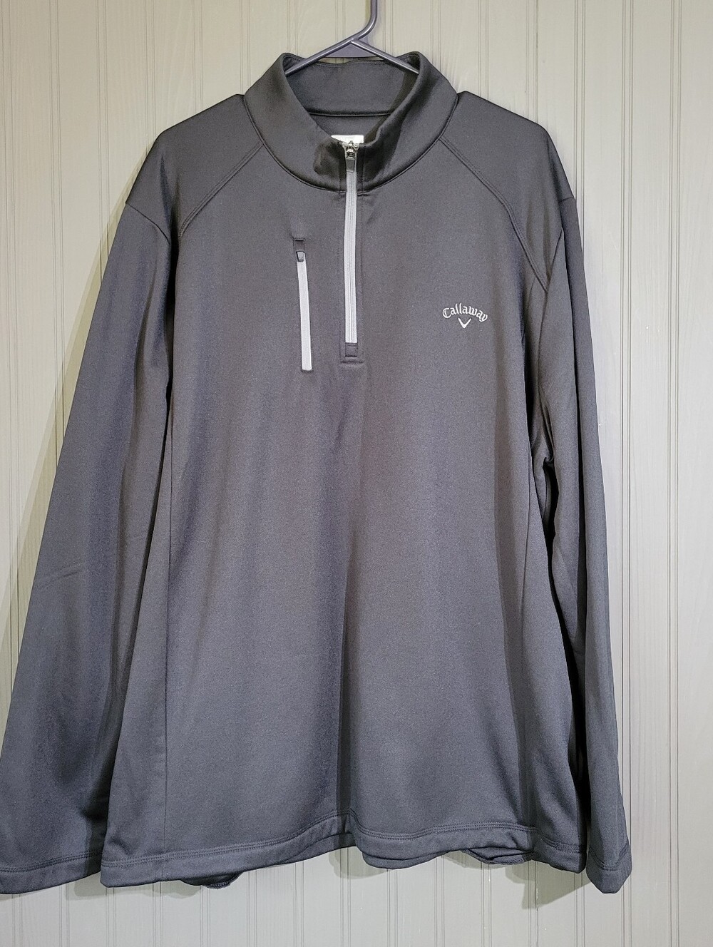 Callaway Performance Golf Quarter Zip Pullover Sweatshirt Black Men's 2XL
